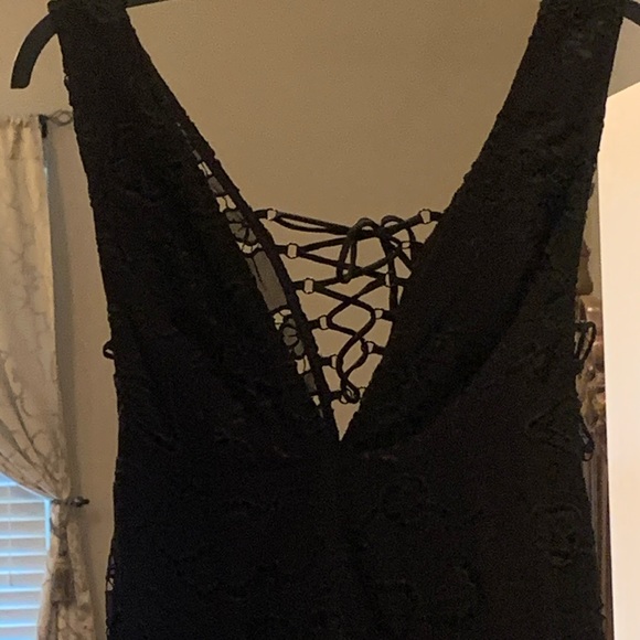 NWT $250 Free People Catalina Black Dress 0 ~ XS - Picture 12 of 14